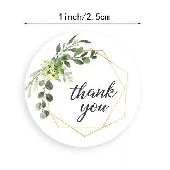 🆕️100 THANK YOU stickers - Picture 2 of 2